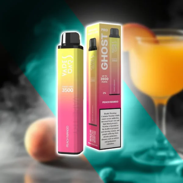 ghost pro 3500 puffs peach mango vape try in Dubai and UAE