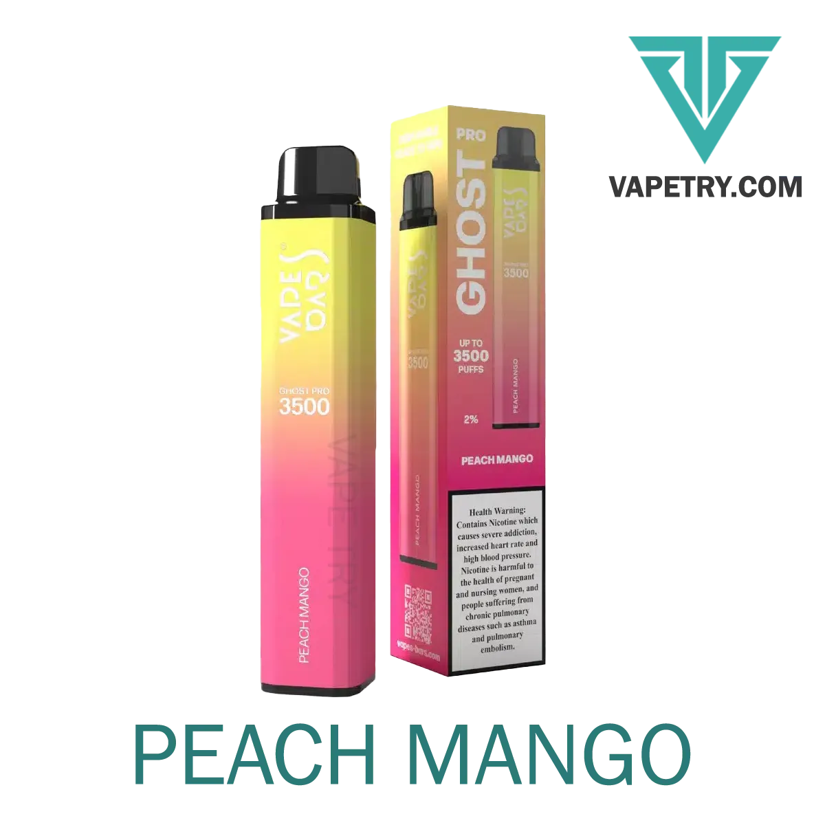 Ghost Pro 3500 Puffs Peach Mango