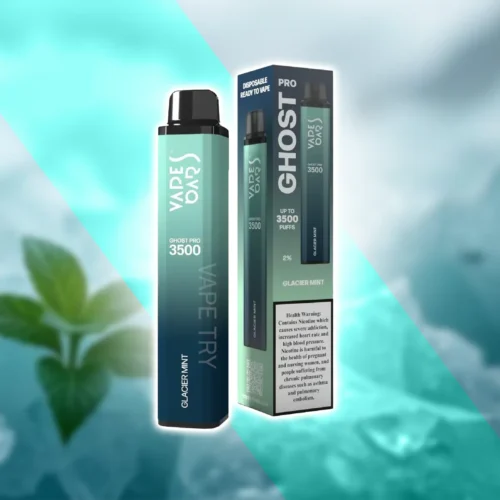 ghost pro 3500 puffs glacier mint vapetry Dubai