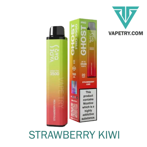 ghost pro 3500 puffs strawberry kiwi vapetry
