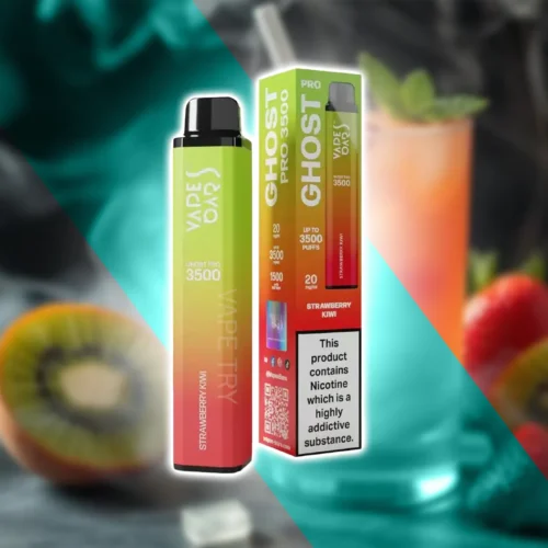 ghost pro 3500 puffs strawberry kiwi vapetry dubai