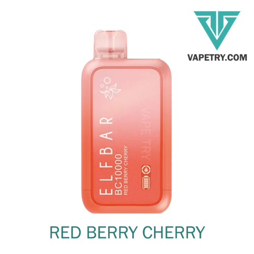 elf bar 10000 puffs red berry cherry vape try