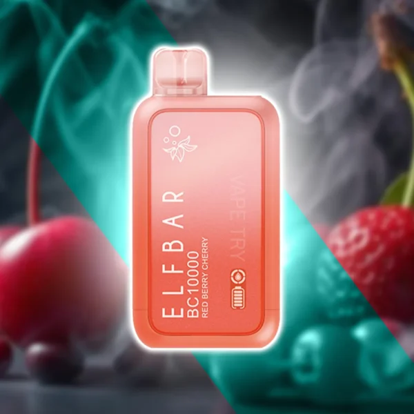 Elf bar 10000 puffs red berry cherry vape try Dubai