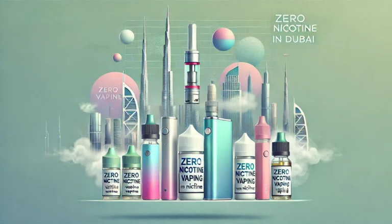 zero nicotine vaping in Dubai and UAE