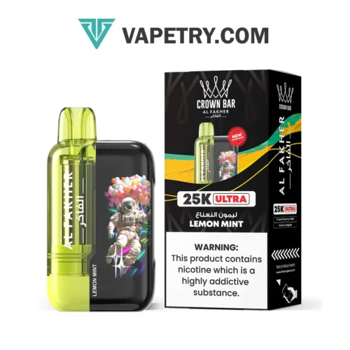 Crown Bar Al Fakher Ultra 25000 Puffs Lemon Mint