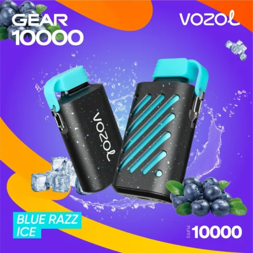Vozol Gear 10000 Puffs Blue Razz Ice in Dubai and UAE