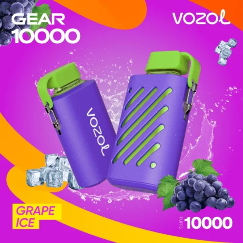 Vozol Gear 10000 Puffs Grape Ice Zero Nicotine in Dubai and UAE