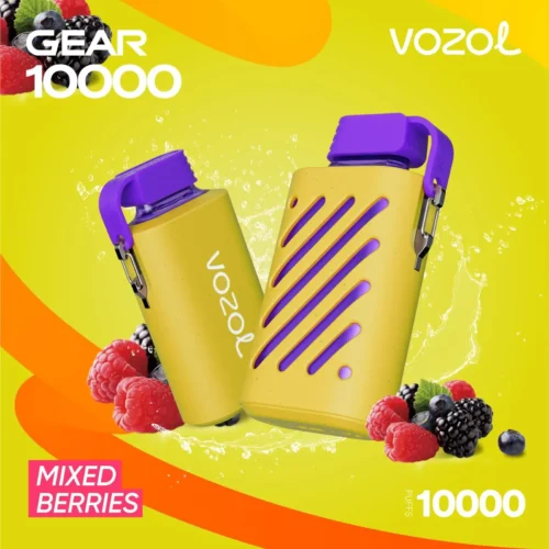 Vozol Gear 10000 Puffs Mixed Berries Zero Nicotine in Dubai and UAE